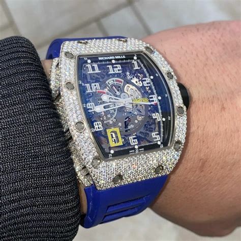 richard mille iced out 6ix9ine